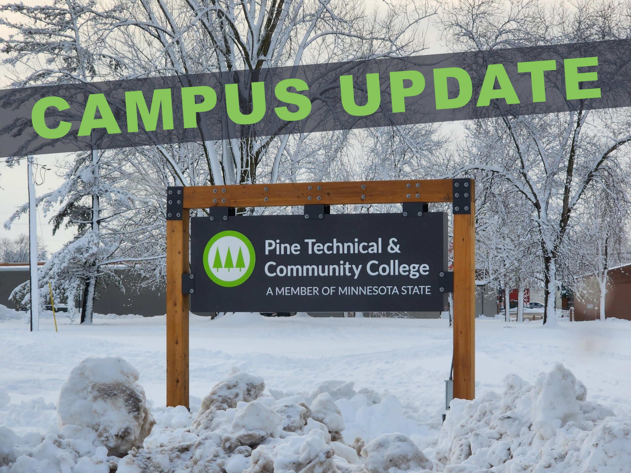 Campus Update Header - Campus Open January 4th