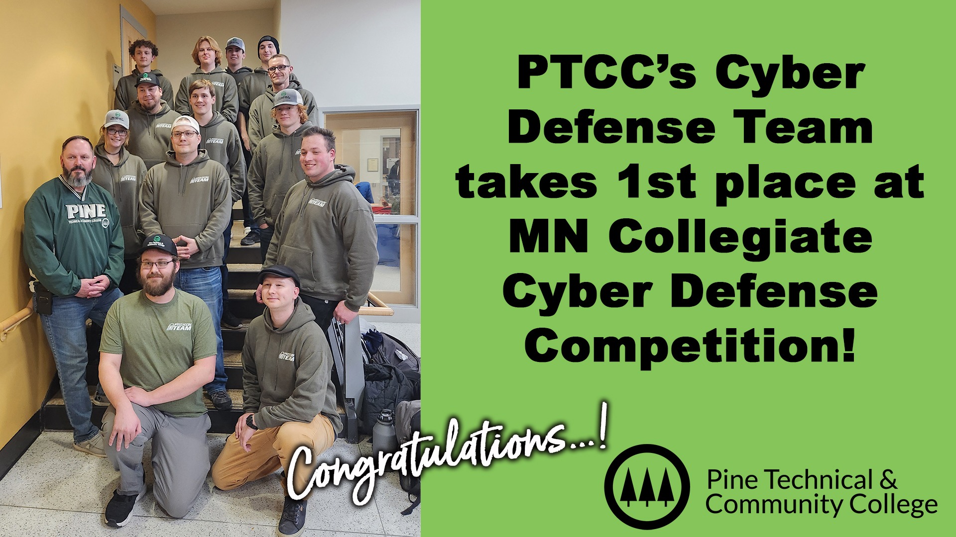 Cyber Defense Team Takes First Place at State