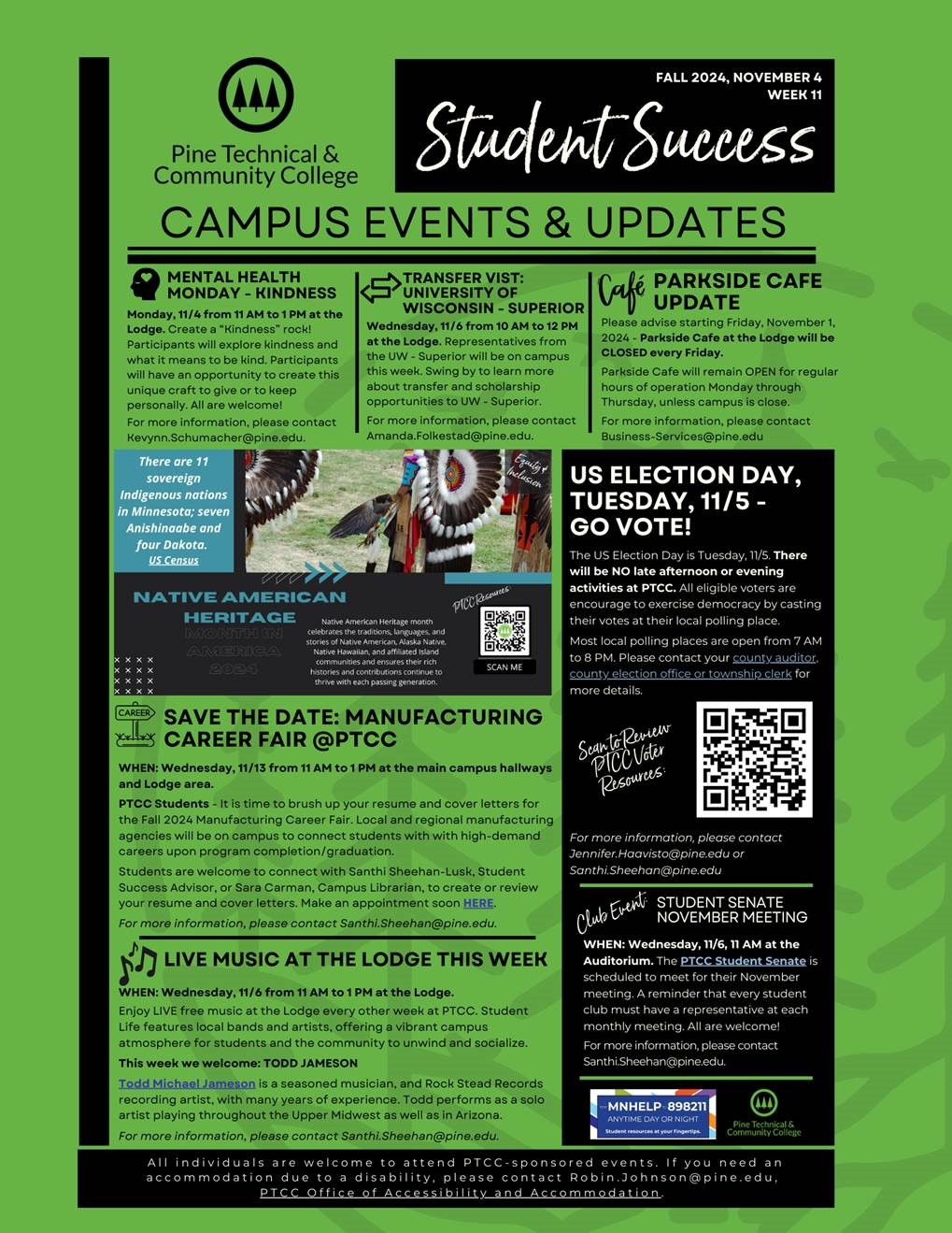 Student Success Newsletter Week 11